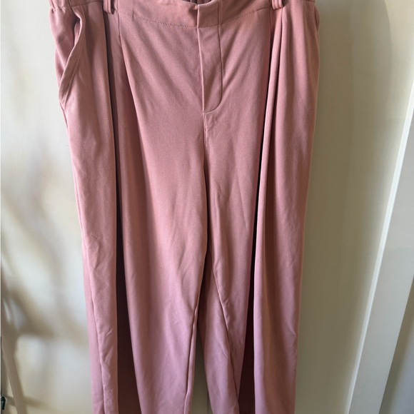 HALARA Pants - HALARA Rose Pink Pleated Front Trousers